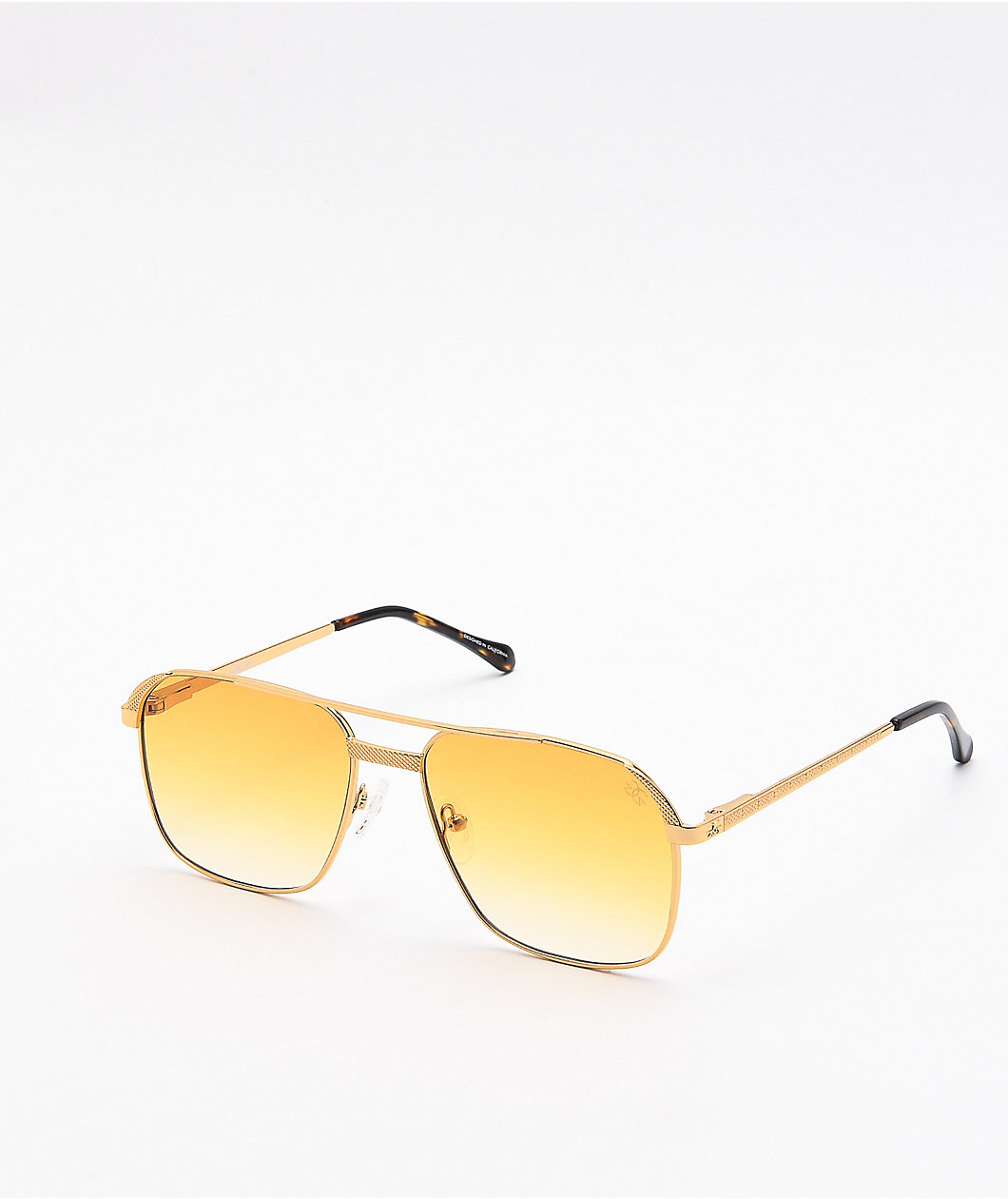 The Gold Gods The Hades Orange & Gold Sunglasses