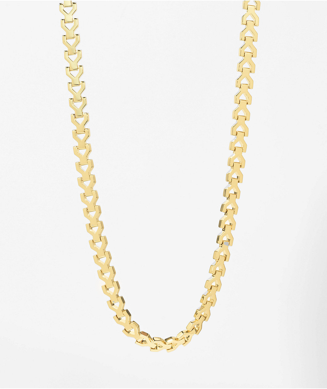The Gold Gods Y-Link 22" Yellow Gold Necklace