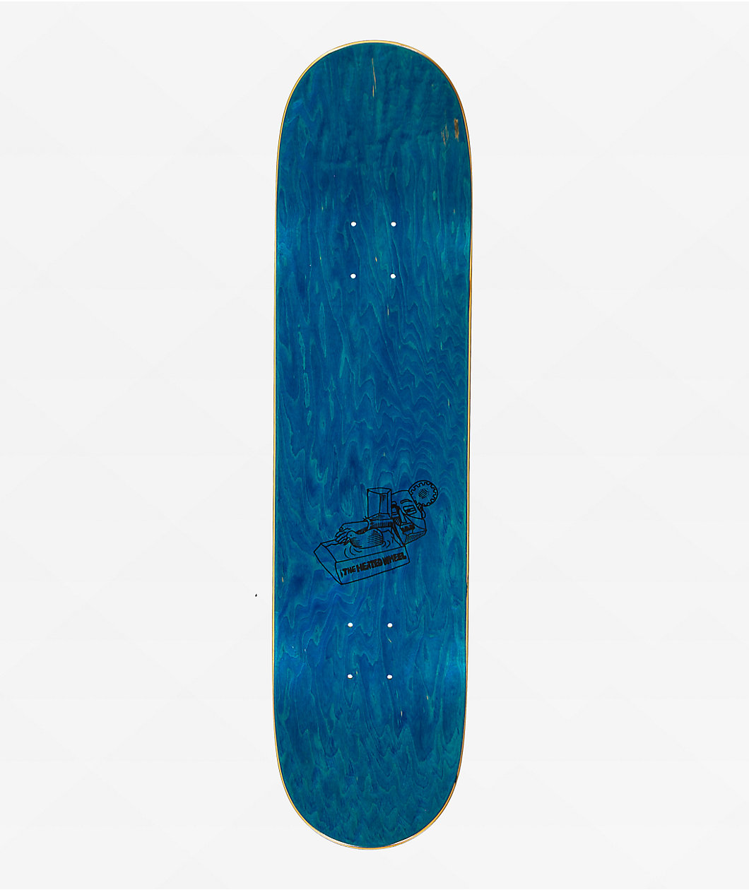 The Heated Wheel Grasshopper Guy 8.0" Skateboard Deck