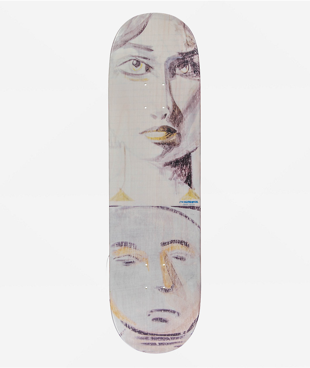 The Heated Wheel Hill Pasadena 8.5" Skateboard Deck