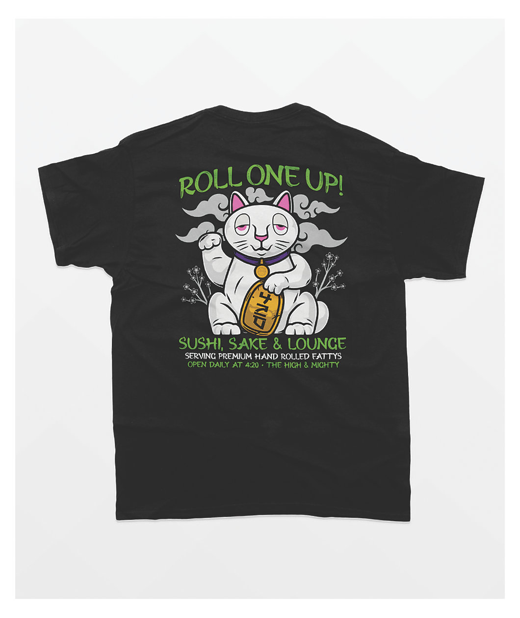 The High & Mighty Hand Rolled Black T-Shirt