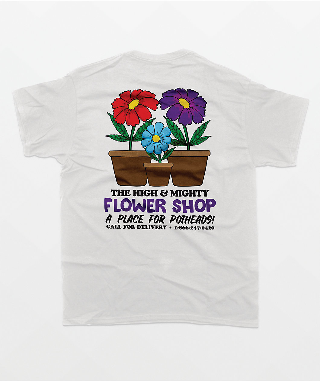 The High & Mighty Potheads White T-Shirt