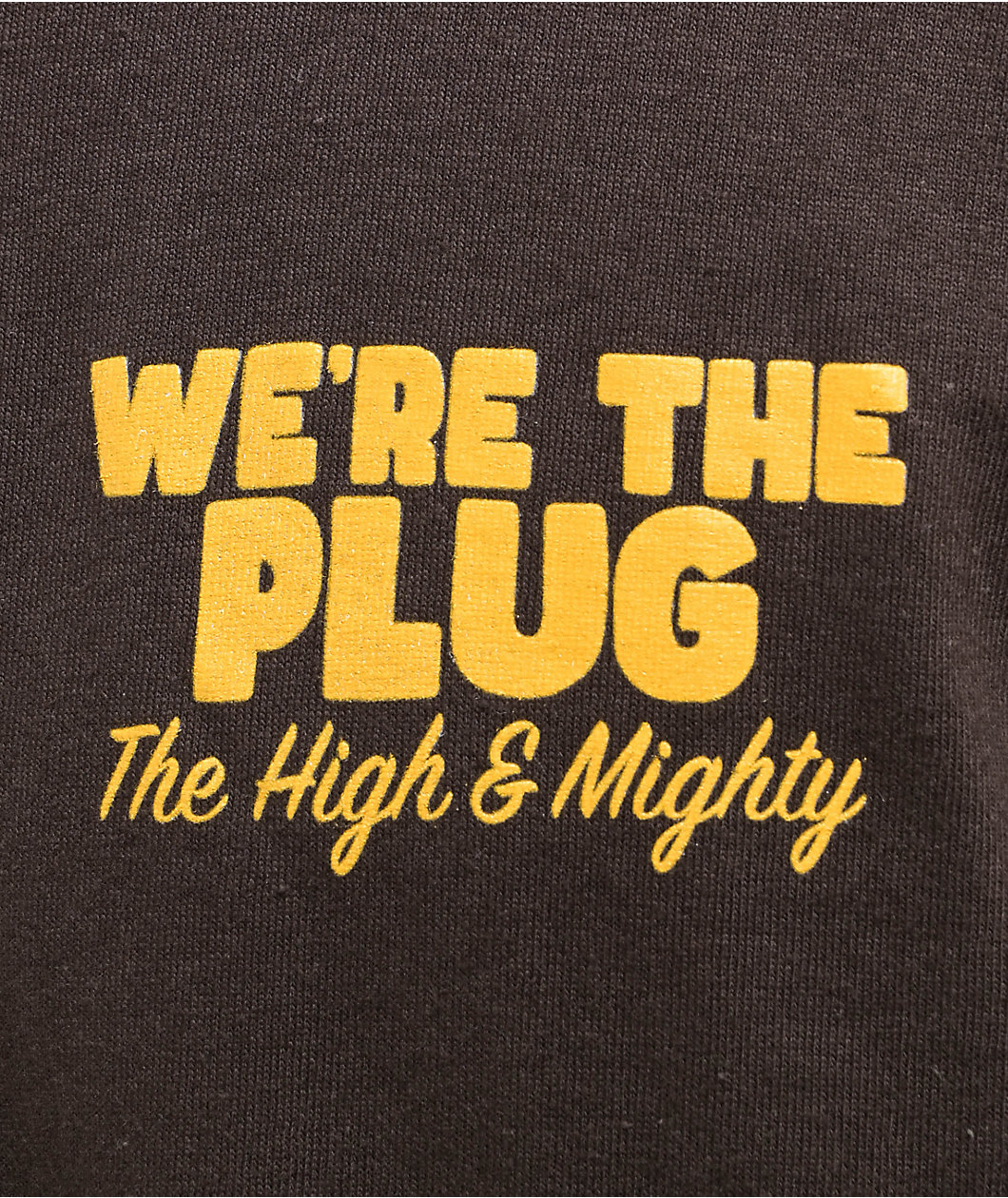 The High & Mighty The Plug Brown T-Shirt