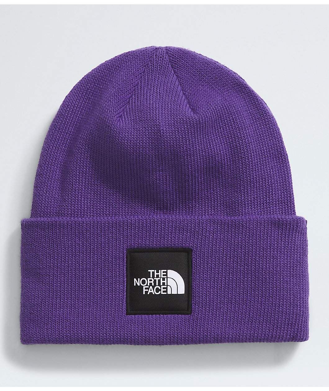 The North Face Big Box Logo Purple Beanie