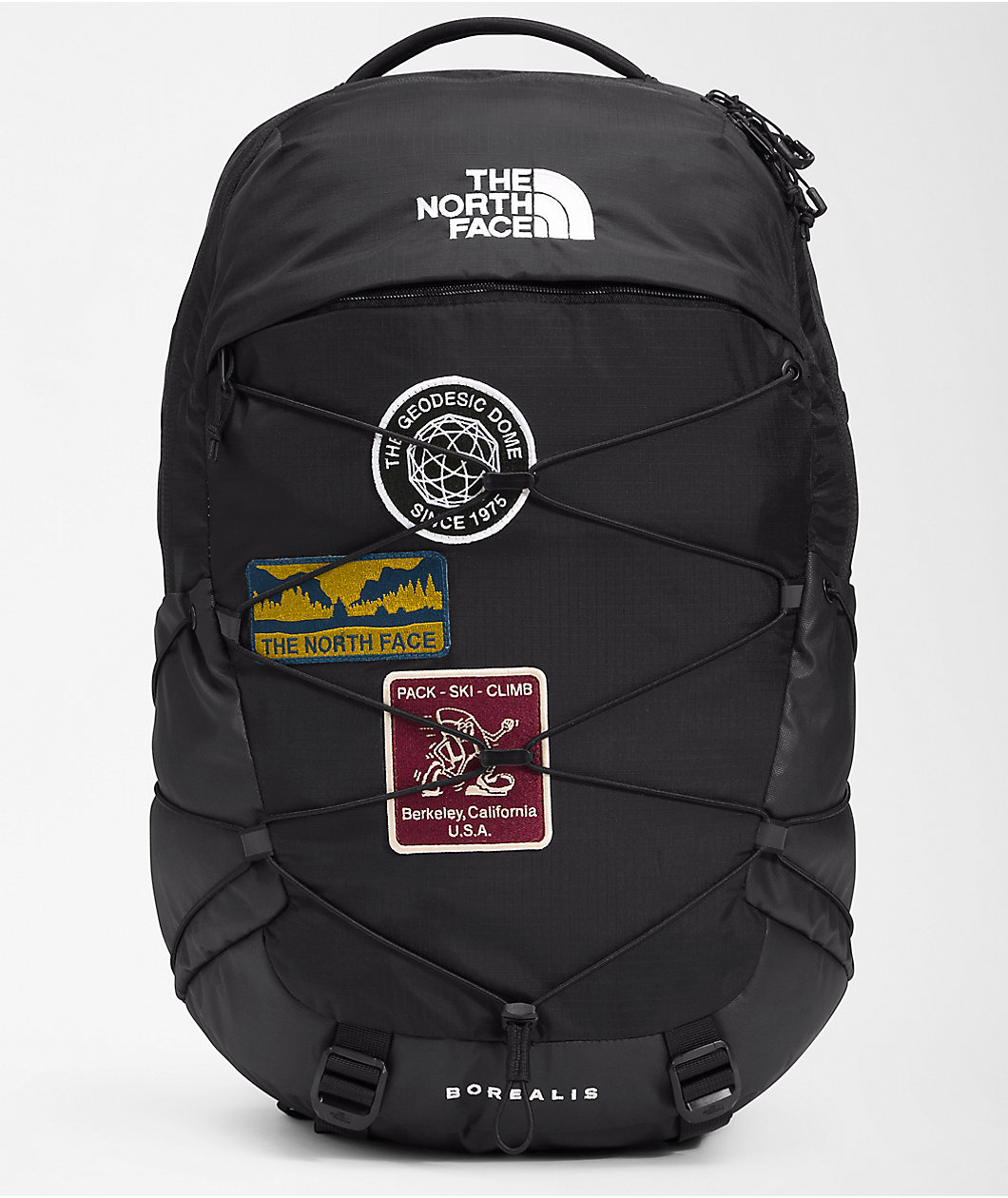 The North Face Borealis Black Patch Backpack