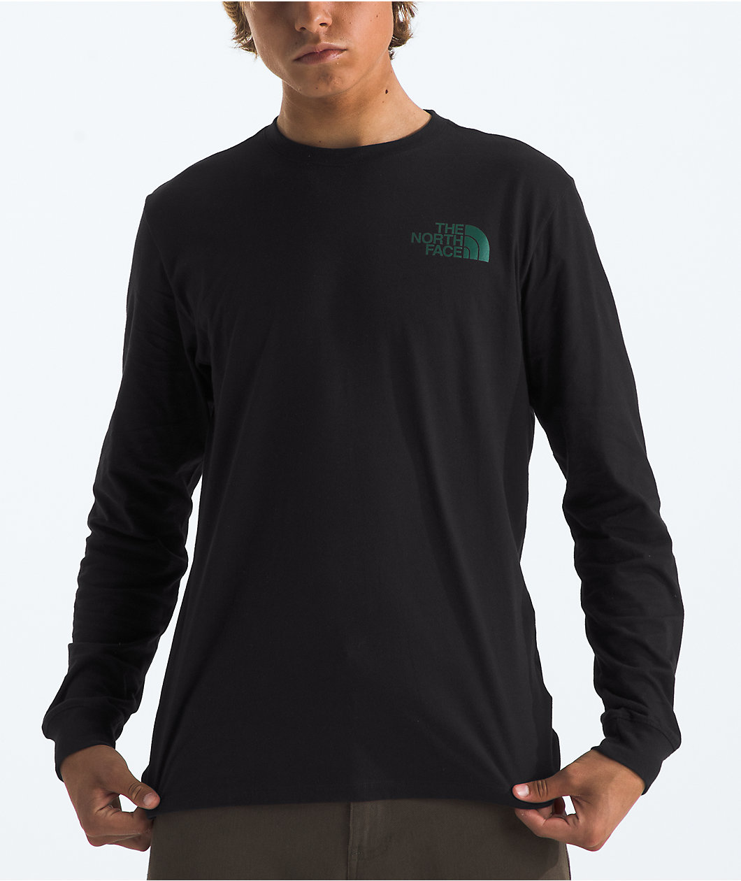 The North Face Crown Shyness Trees Black Long Sleeve T-Shirt