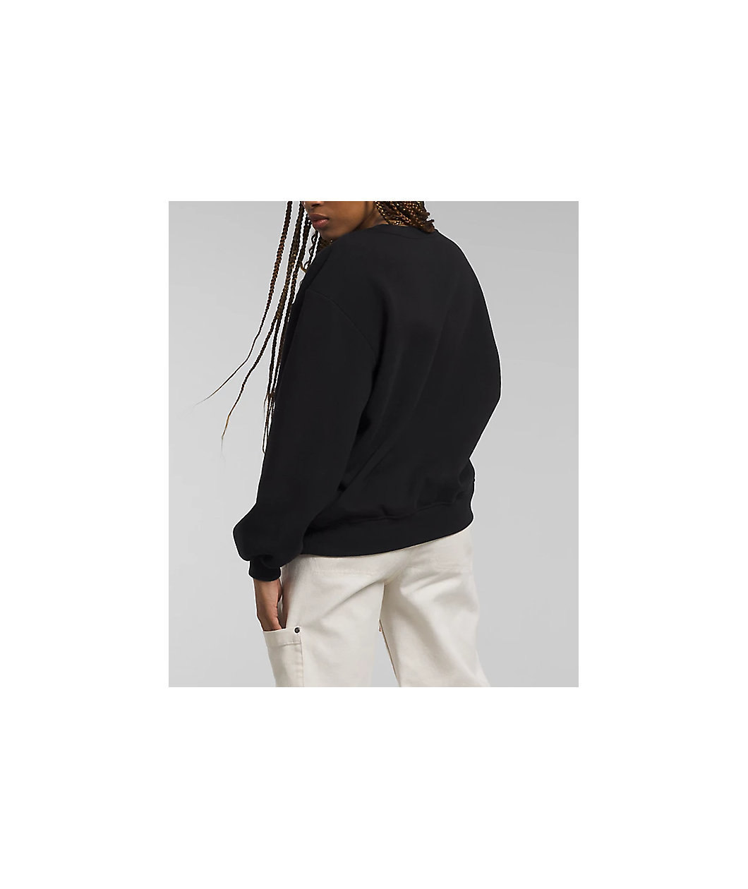 The North Face Evolution Oversize Black Crewneck Sweatshirt