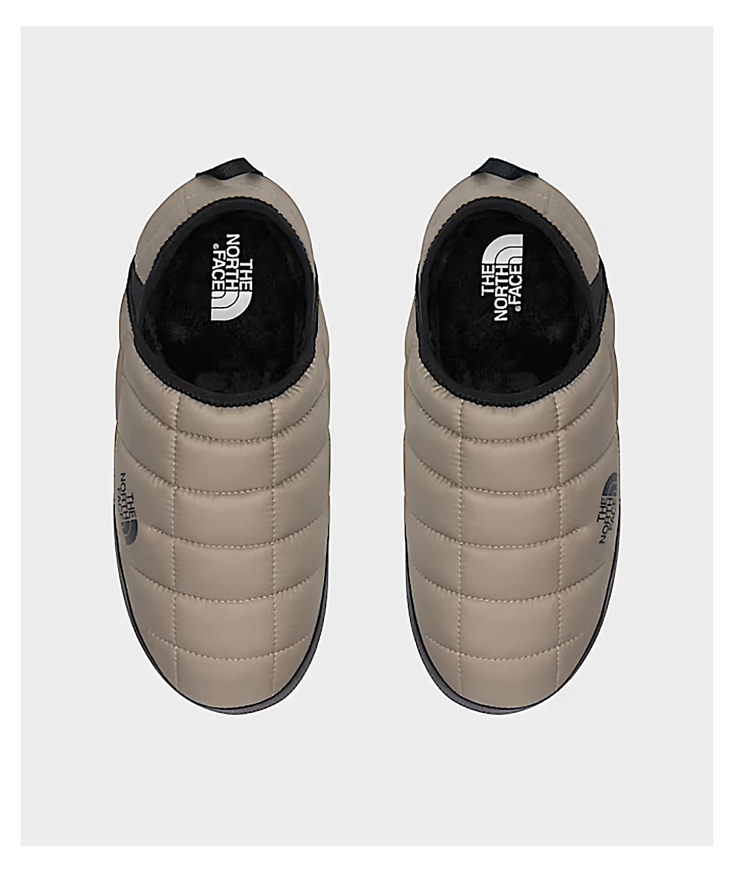 The North Face Thermoball™ Traction Mushroom Grey & Black Mule Slippers