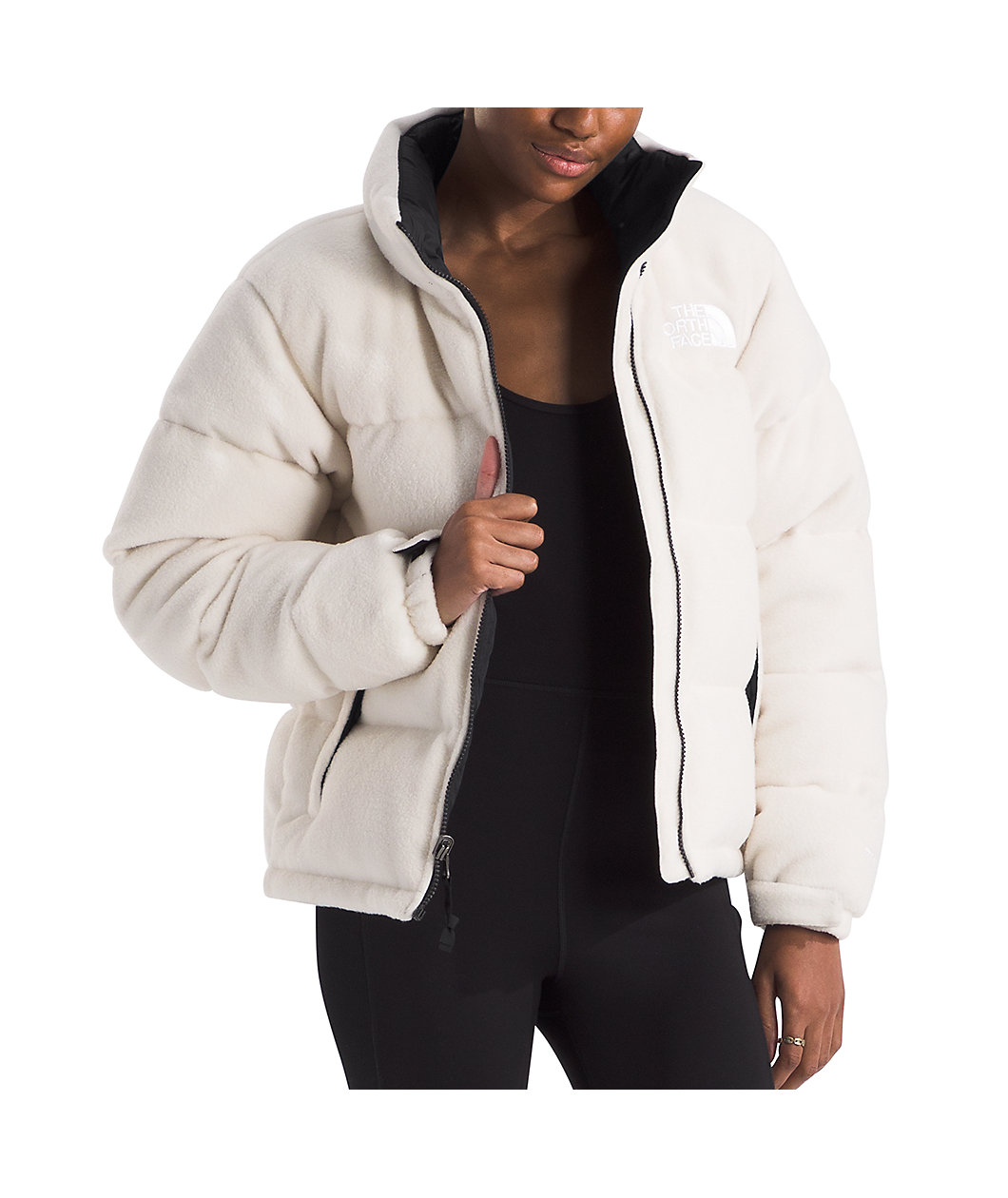 North face white puffer coat online