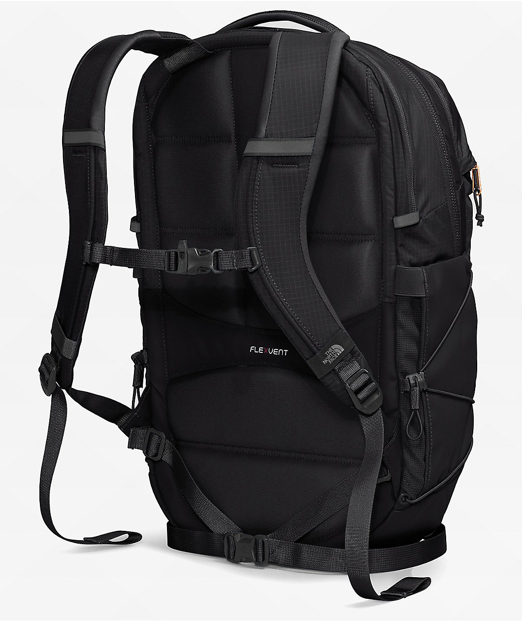 The North Face Women's Borealis Luxe Black & Burnt Coral Backpack