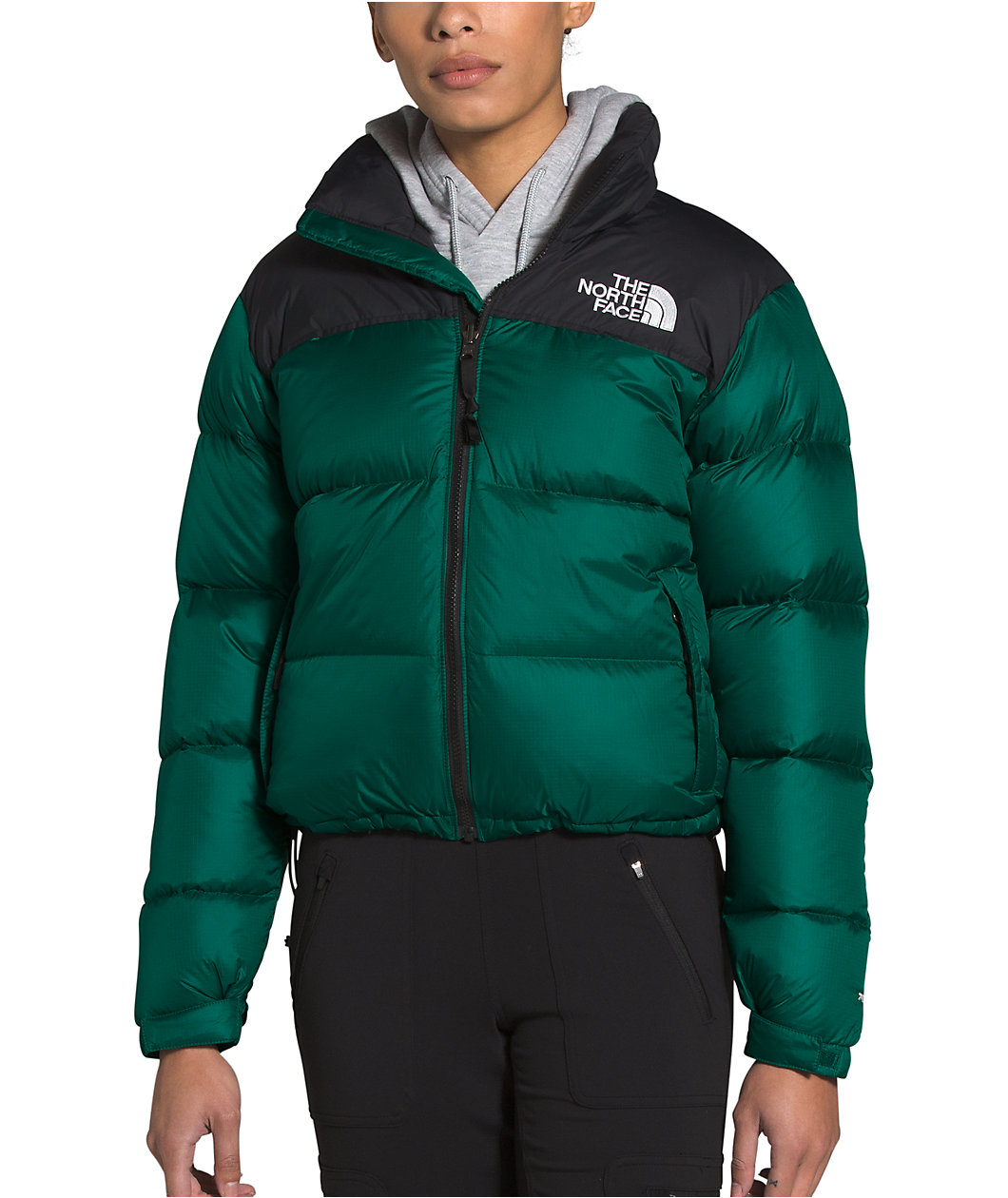 The North Face Womens 1996 Retro Nuptse Evergreen Puffer Jacket