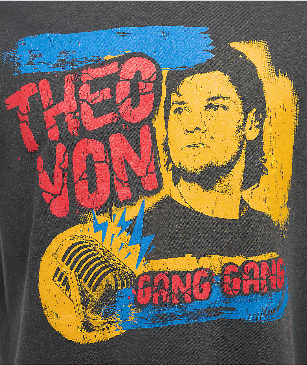 Theo Von 90s Pepper Grey T-Shirt