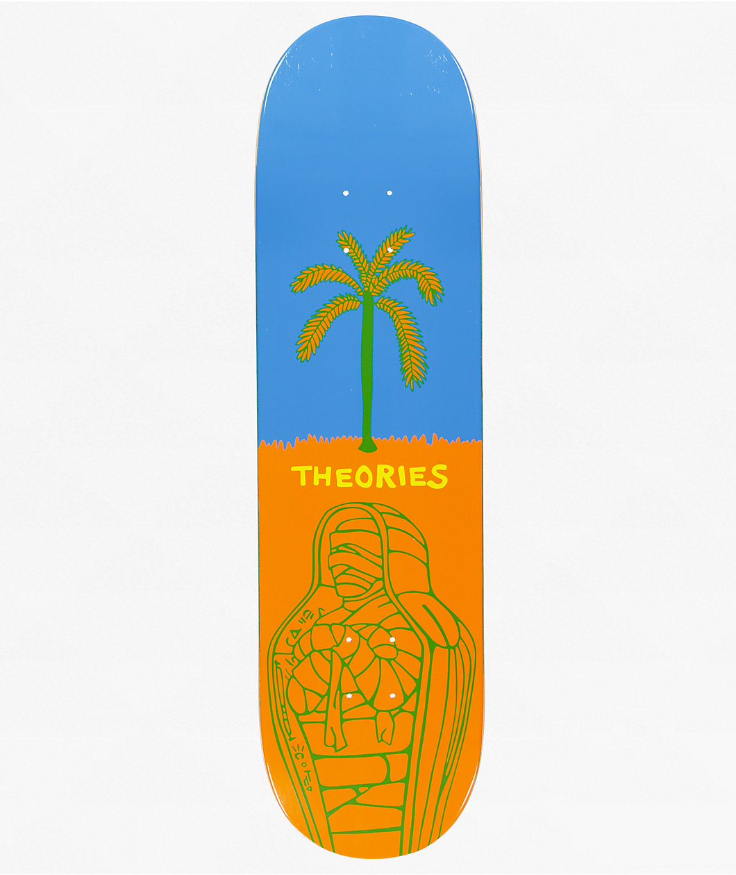 Theories Pushin Pyramids 8.5" Skateboard Deck