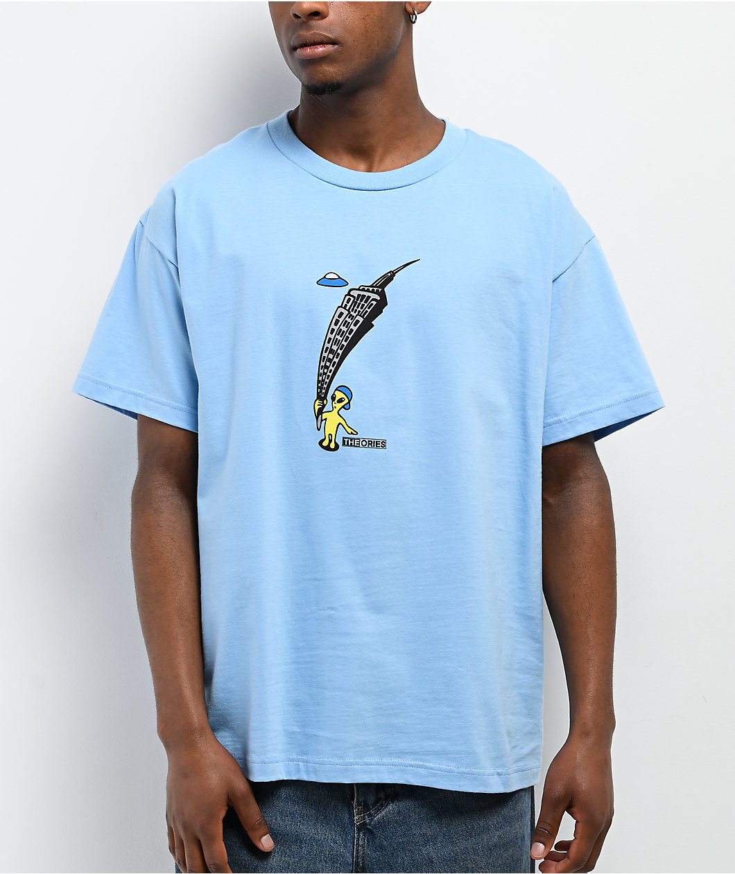 Theories Rave Kid Light Blue T-Shirt