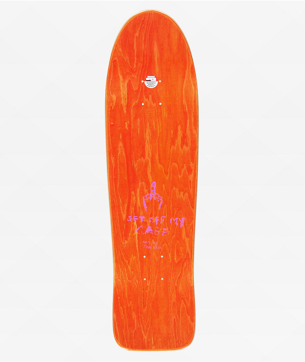 There Get Off My Case Strauberry 8.67" Skateboard Deck