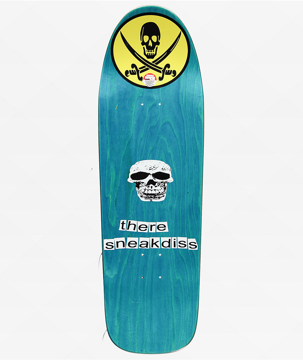 There x Sneakdiss Pirate Ship To The Inferno 9.75" Skateboard Deck
