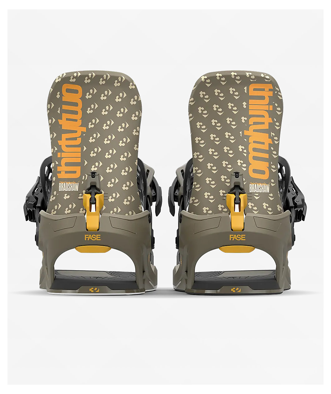 ThirtyTwo Bradshaw T32M Fase® Black Snowboard Bindings