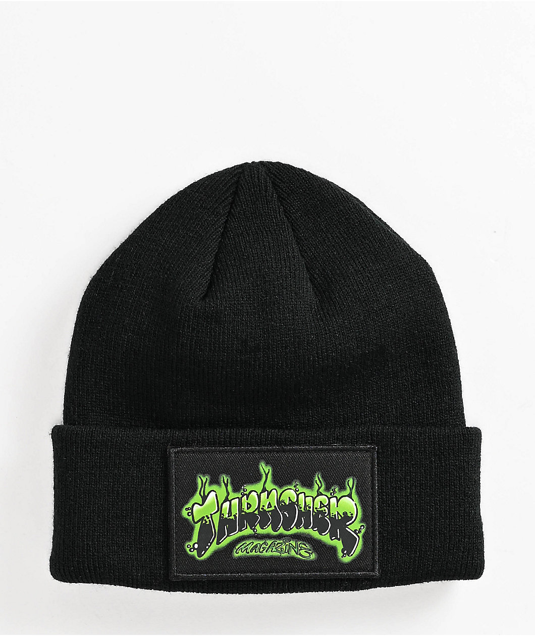 Thrasher Airbrush Black Beanie