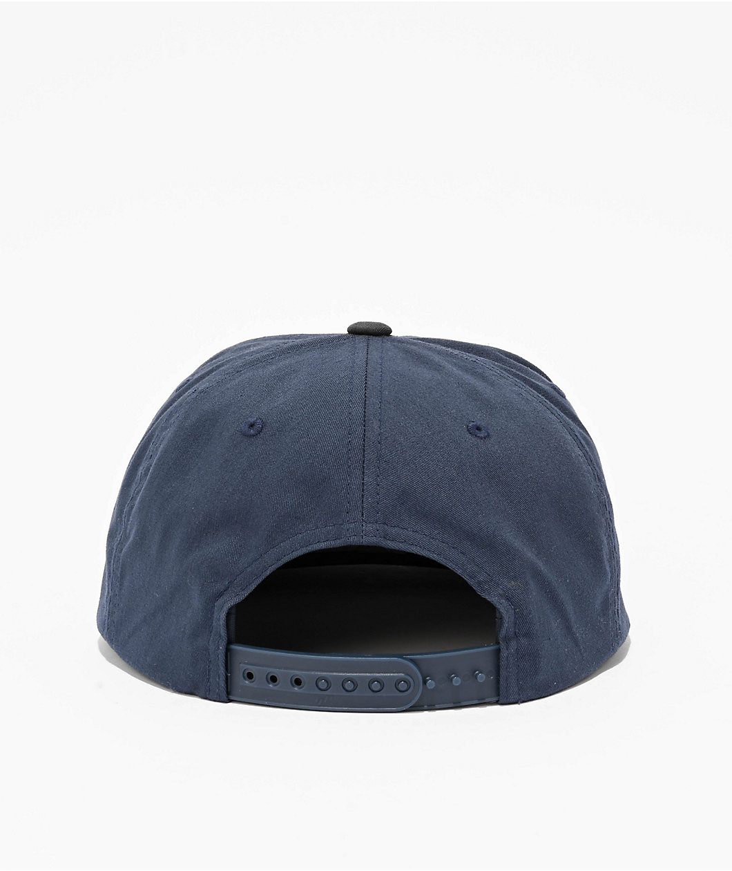 Thrasher Checkered Oval Navy Snapback Hat