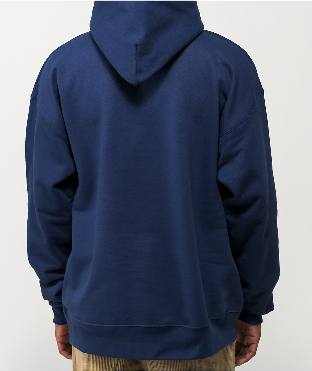 Thrasher Fire Logo Navy Hoodie