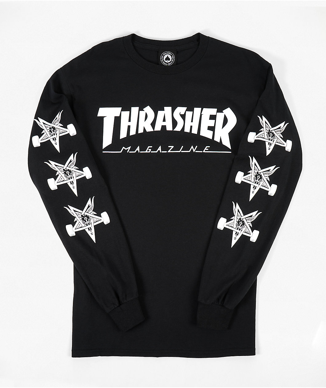 Thrasher Goat Black Long Sleeve T-Shirt