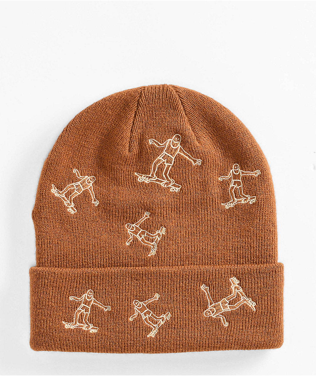 Thrasher Gonz Pattern Brown Beanie