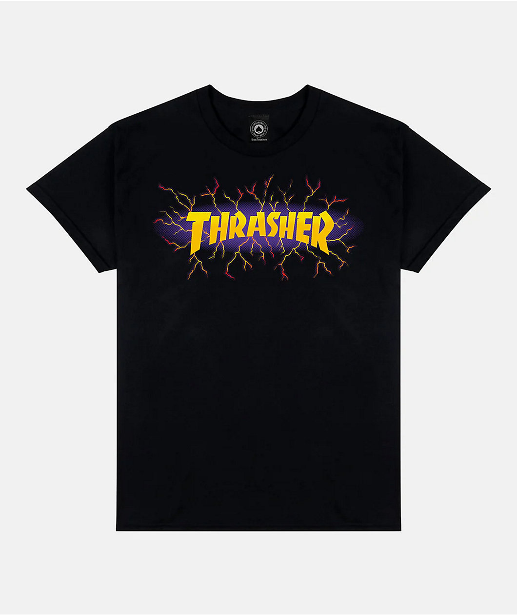 Thrasher Lightning Black T-Shirt