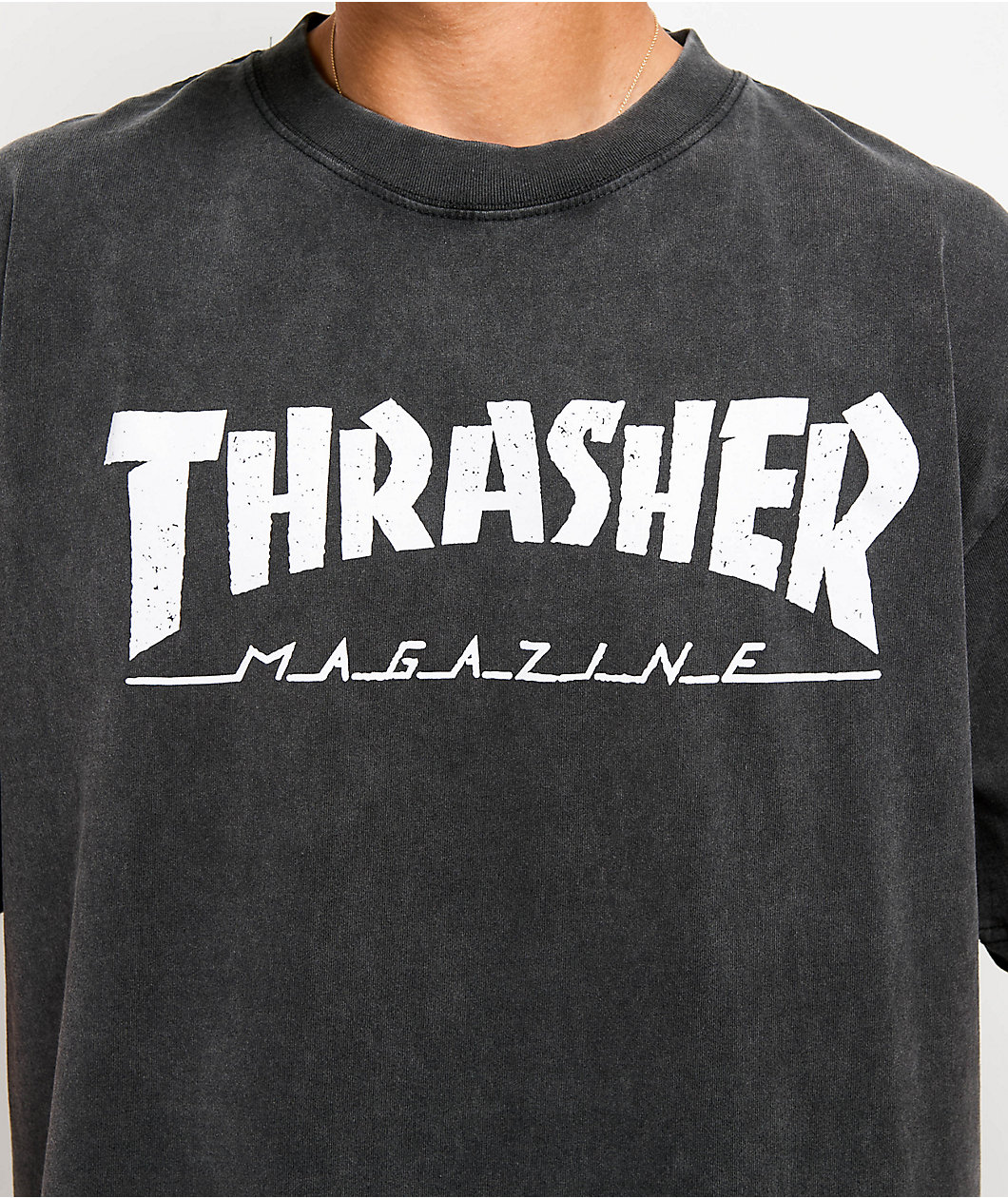 Thrasher Mag Logo Black Wash T-Shirt