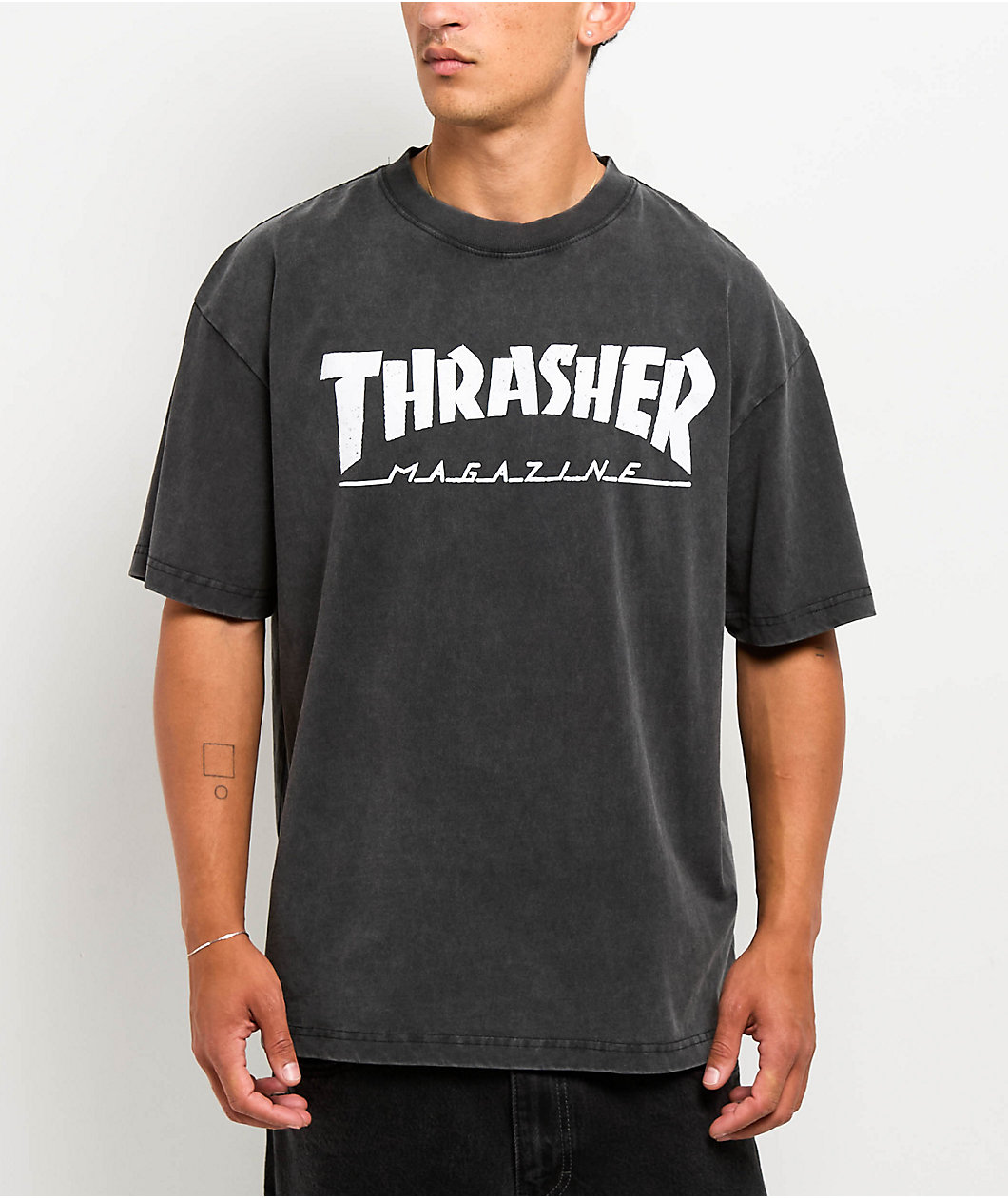 Thrasher Mag Logo Black Wash T-Shirt