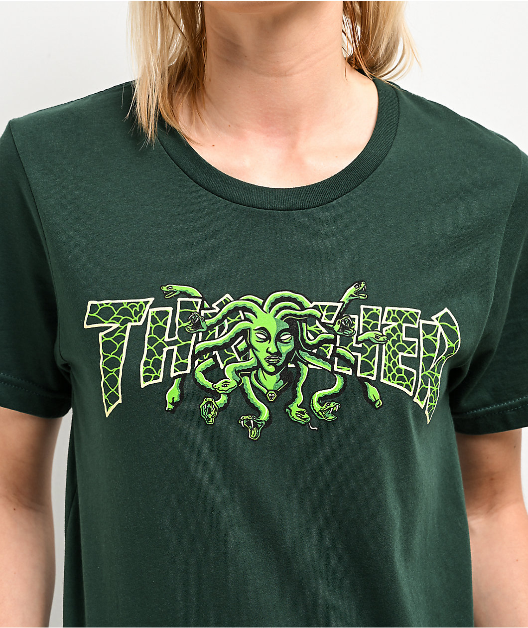 Thrasher Medusa Green T-Shirt