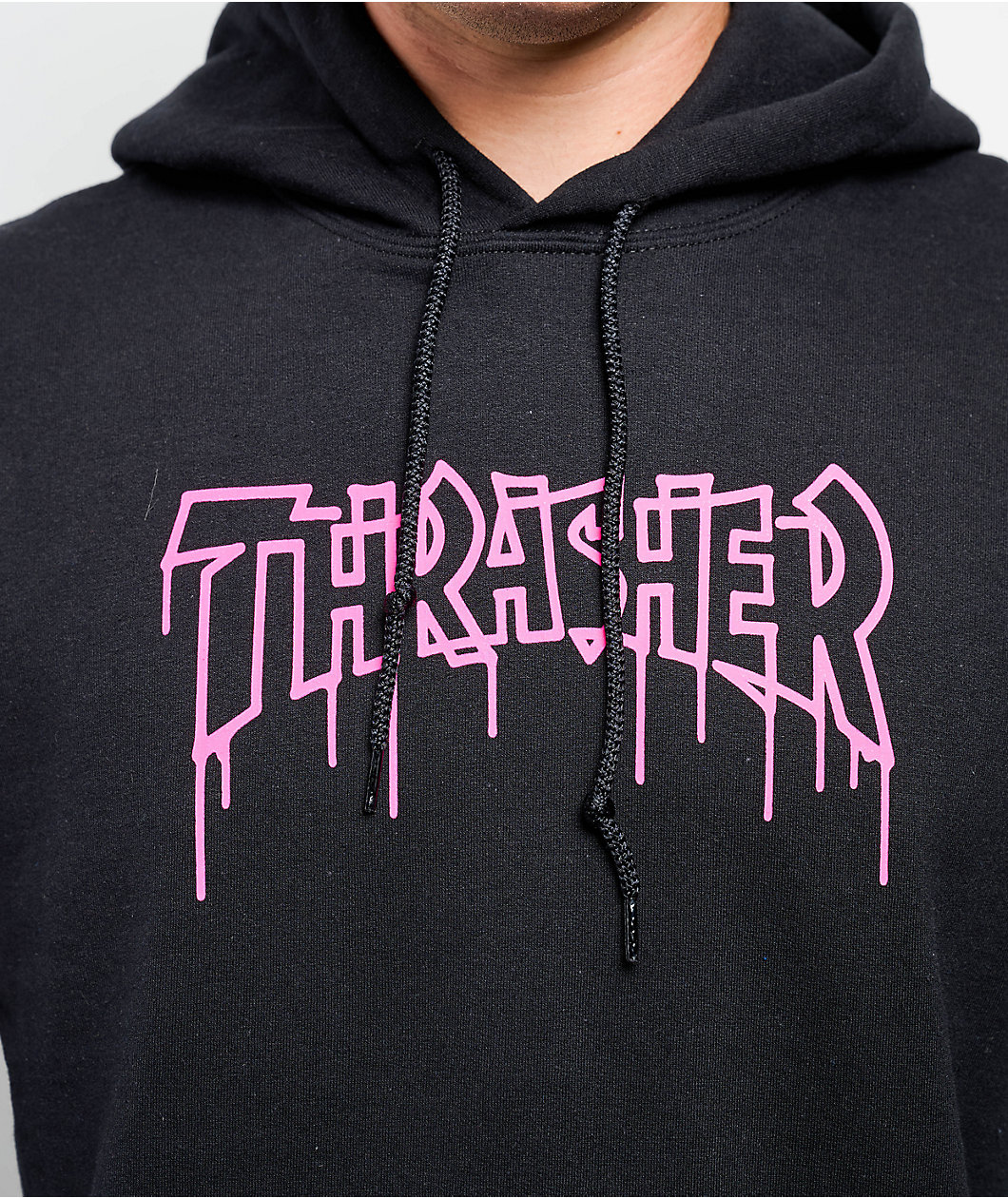 Thrasher Outliner Black Hoodie