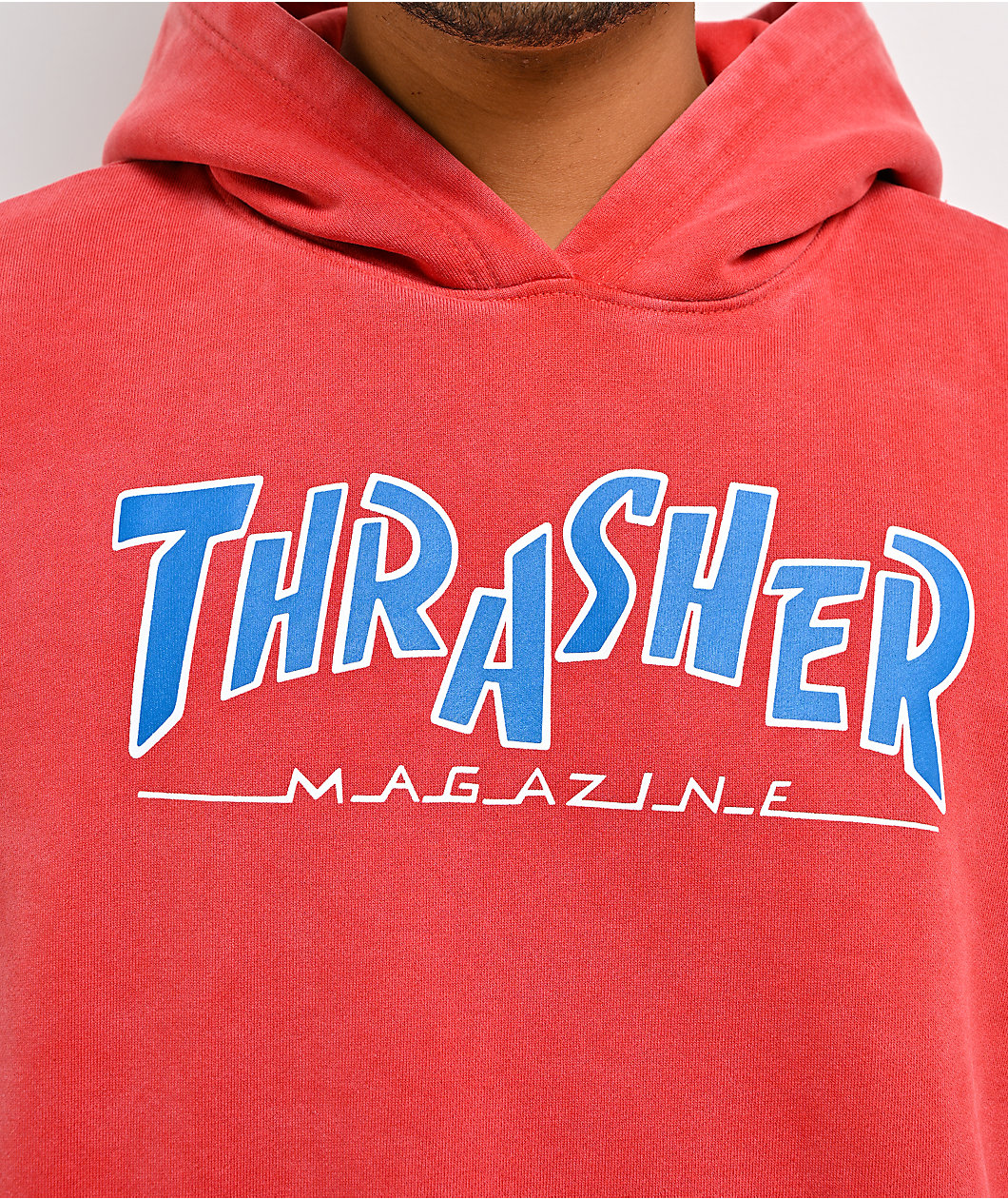 Thrasher Parra Vintage Red Heavyweight Hoodie