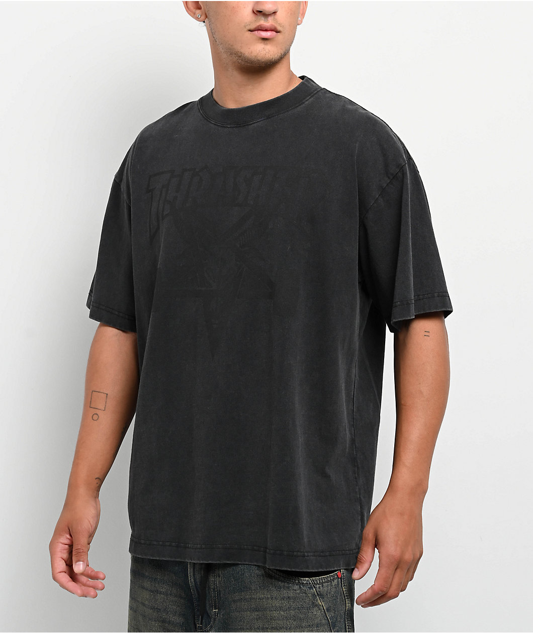 Thrasher Skate Goat Black Wash T-Shirt