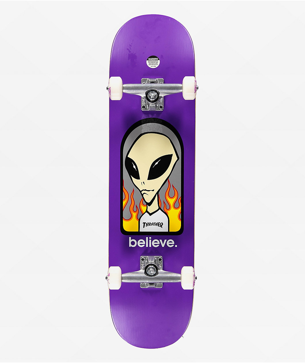Thrasher x Alien Workshop Believe 8.25" Skateboard Complete