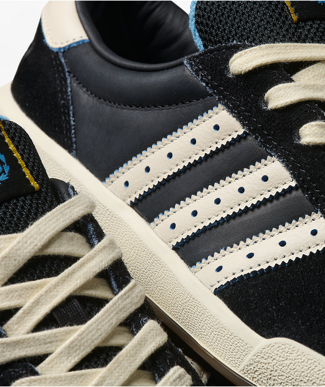 Thrasher x adidas x AFA Glenburn ADV Black & White Skate Shoes