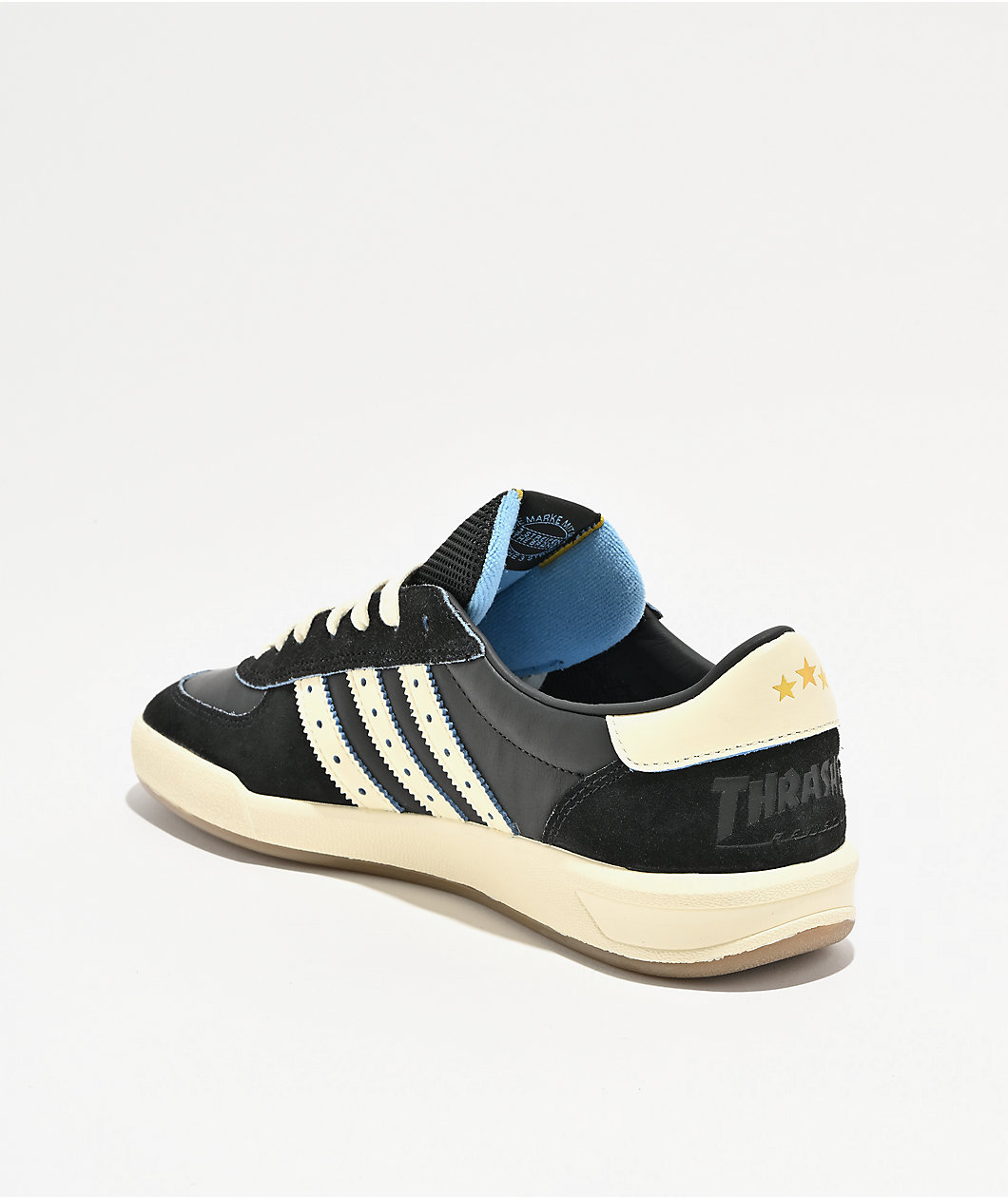 Thrasher x adidas x AFA Glenburn ADV Black & White Skate Shoes
