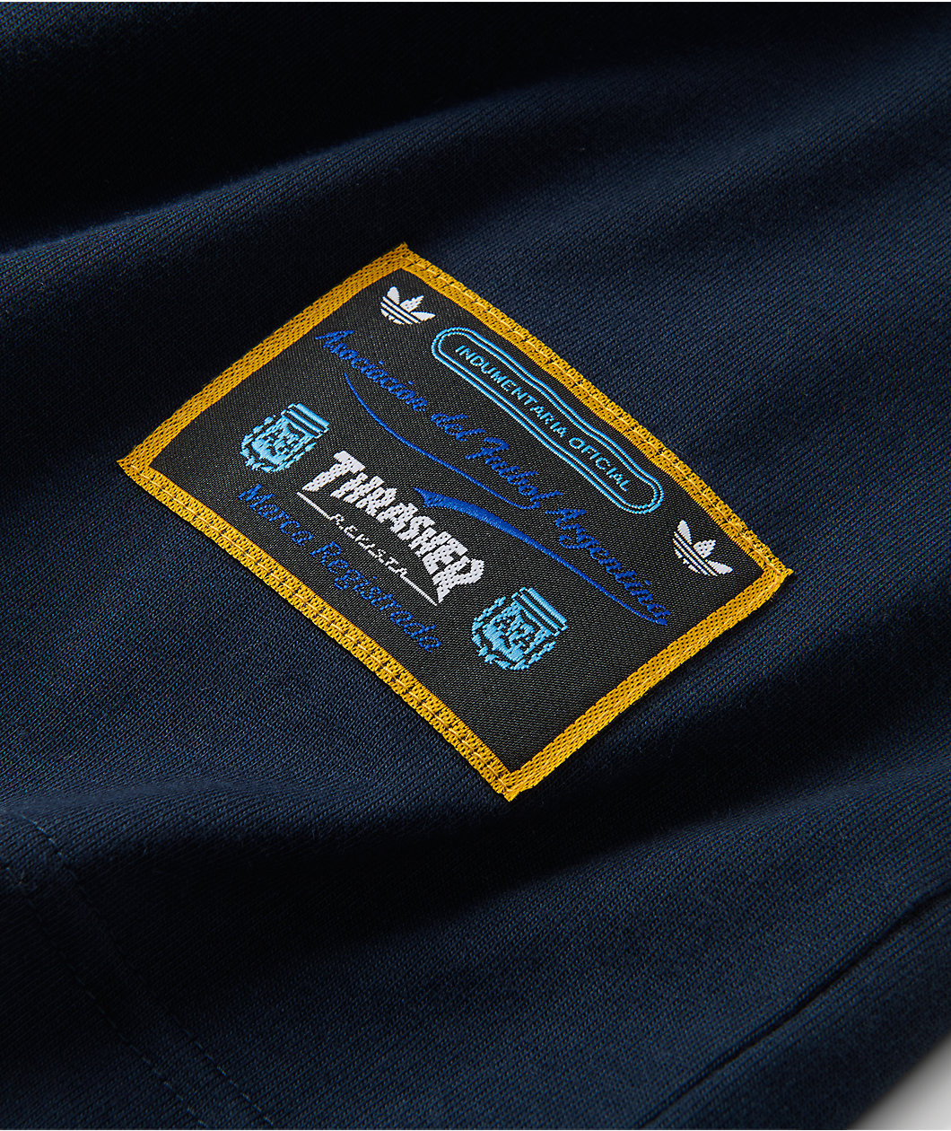 Thrasher x adidas x AFA Navy T-Shirt