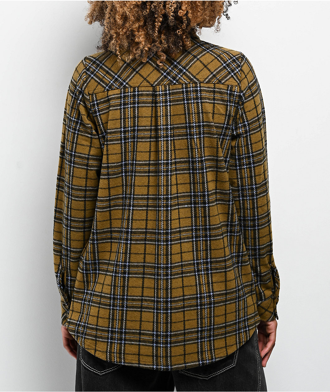 Thread & Supply Jasper Brown & Black Long Sleeve Flannel Shirt