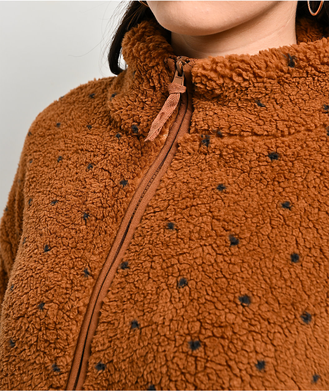 Thread & Supply Tolliver Brown Sherpa Jacket