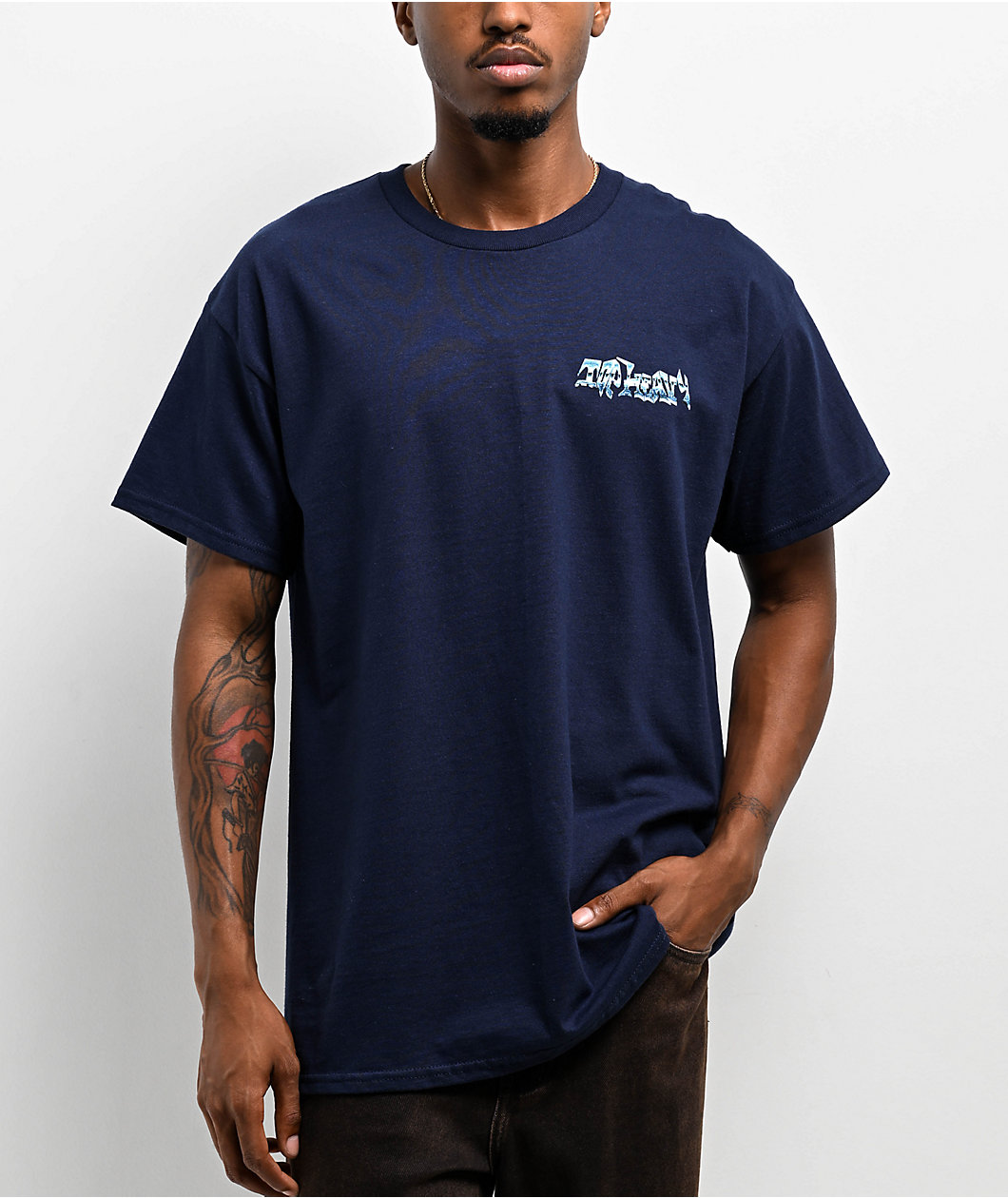 Top Heavy Kings Navy T-Shirt