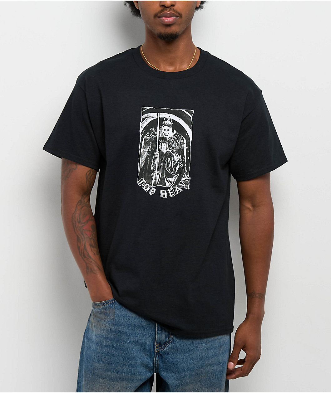 Top Heavy Muerte Black T-Shirt