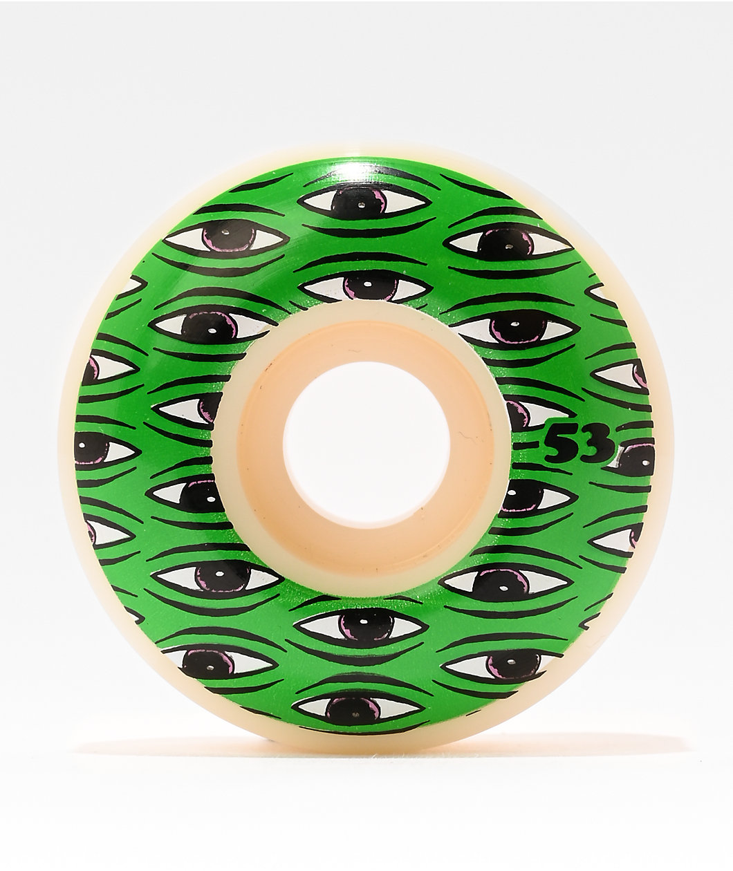 Toy Machine All Seeing 53mm 99a White Skateboard Wheels