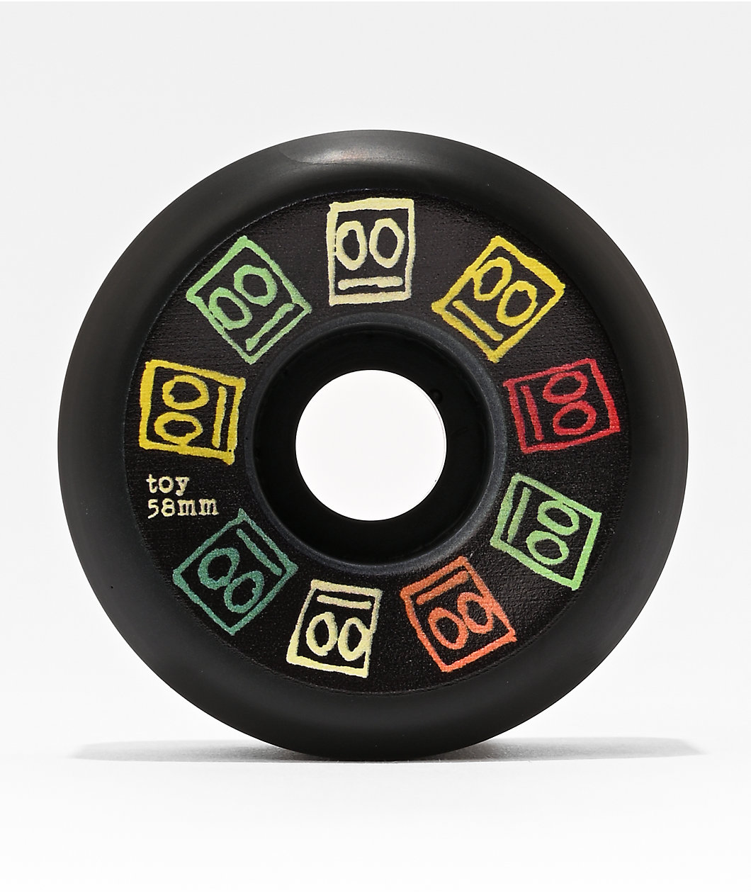 Toy Machine Bolts 58mm 97a Black Skateboard Wheels