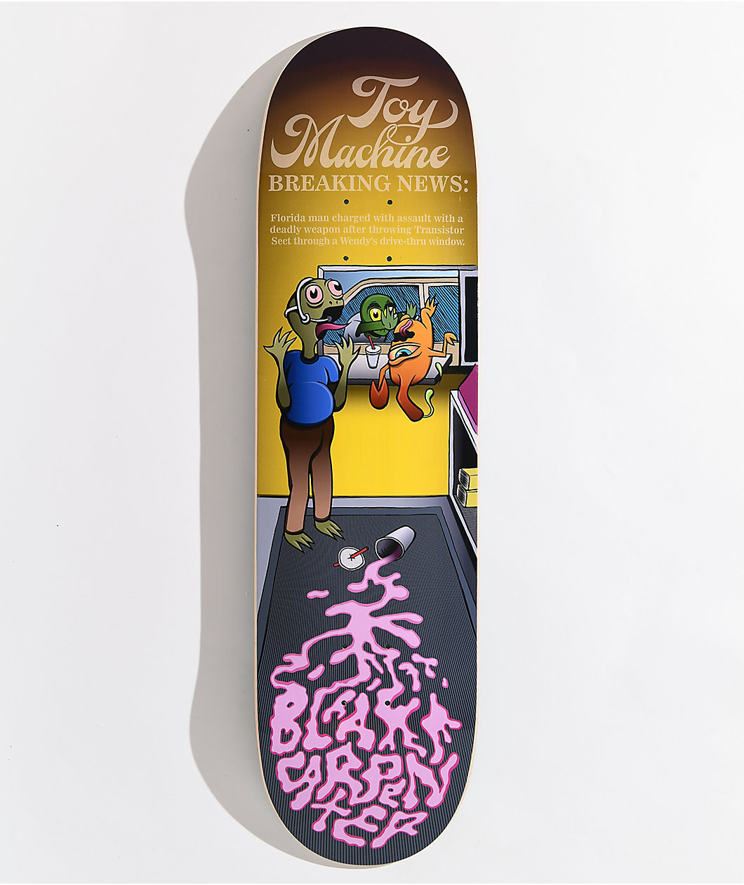 Toy Machine Carpenter Drive Thru 8.5" Skateboard Deck