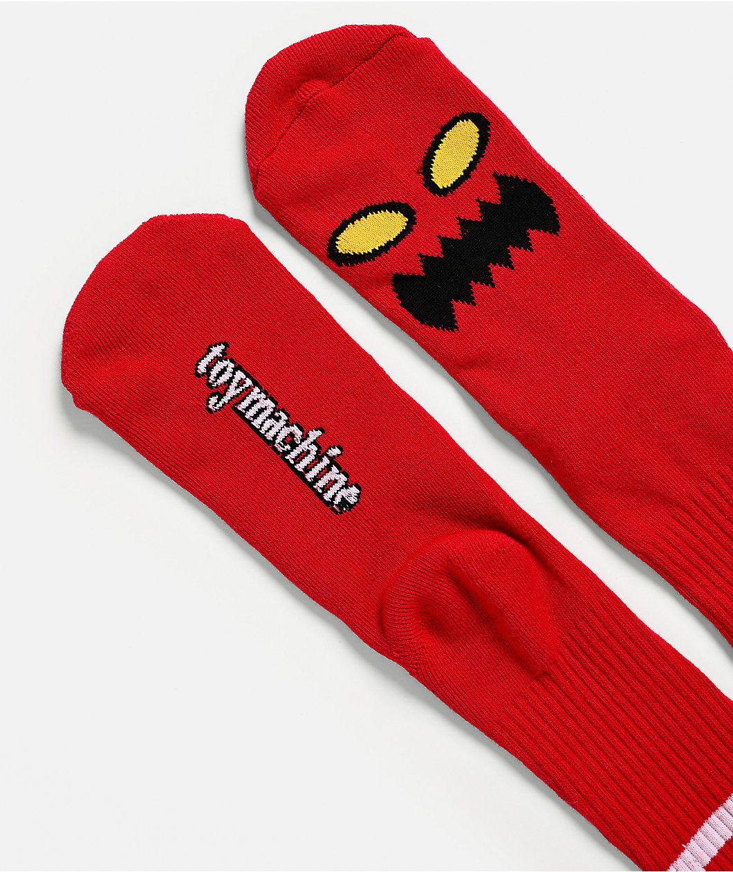 Toy Machine Monster Red Crew Socks