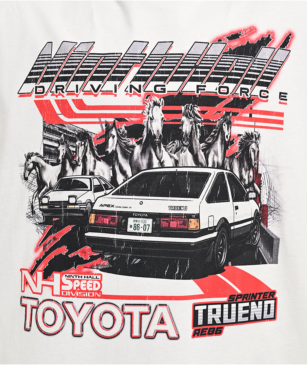 Toyota x Ninth Hall 86 White T-Shirt