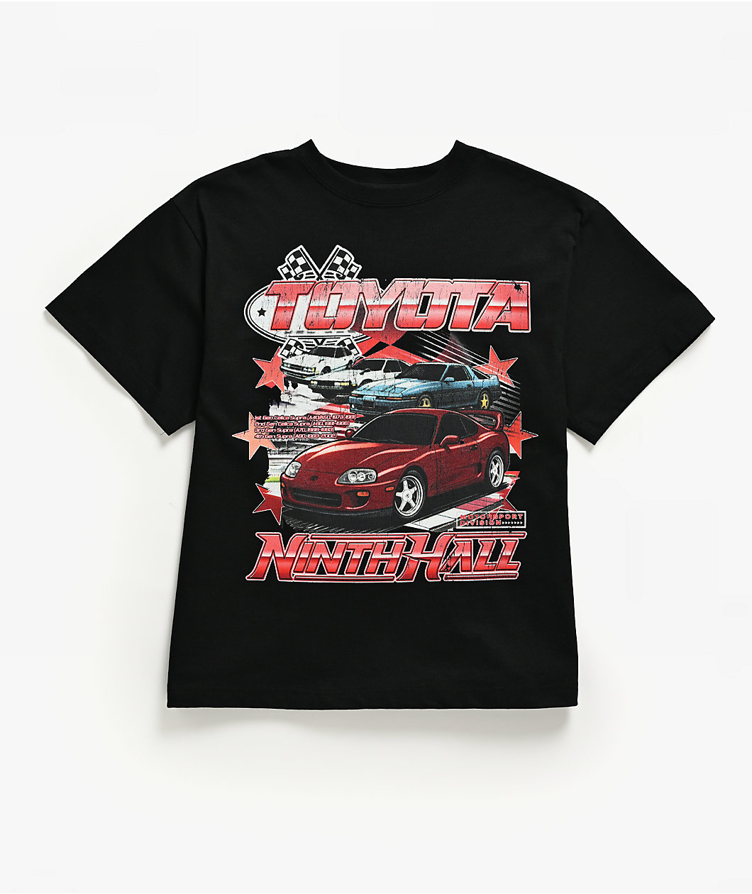 Toyota x Ninth Hall Supra Heritage Black T-Shirt