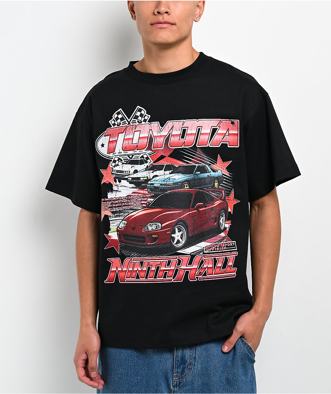 Toyota x Ninth Hall Supra Heritage Black T-Shirt