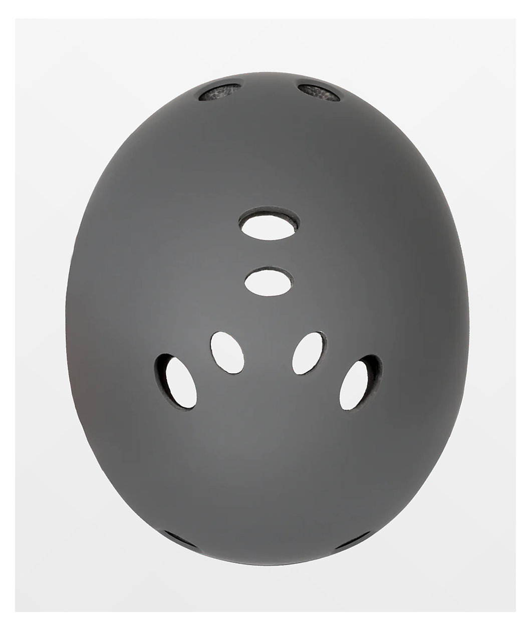 Triple Eight Dual Certified Matte Gunmetal Carbon Skateboard Helmet