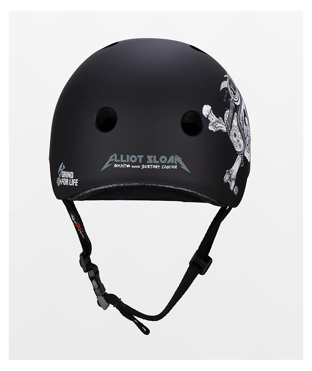 Triple Eight Sloan Dual Certified Black Skateboard Helmet